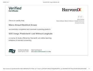 HarvardX SOC1.longx Certificate   edX