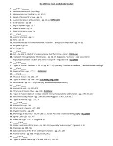 Bio 140 Final Exam Guide SU 2023