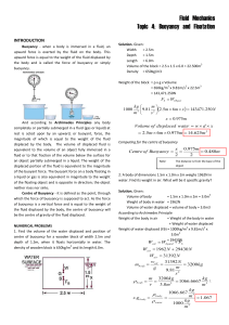 pdfcoffee.com fluid-mechanics-topic-4-buoyancy-and-floatation-pdf-free