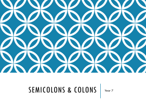 Semicolons-and-Colons
