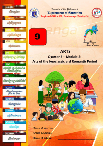 Q3 Arts week 2