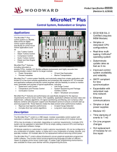 Woodward MicroNet Plus