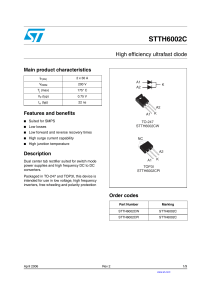 STMicroelectronics-STTH6002CW-datasheet