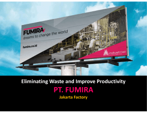 Eliminating Waste and Improve Productivity