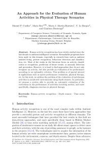 [Lecture Notes of the Institute for Computer Sciences, Social Informatics and Telecommunications Engineering] Mobile Networks and Management Volume 141    An Approach for the Evaluation of Human Activiti