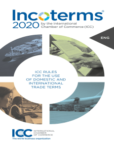 International Chamber of Commerce ICC - Incoterms ® 2020-ICC (2020)