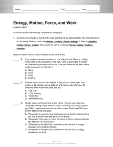 Science 1st quiz MGPS FLEX EN L01 Quiz