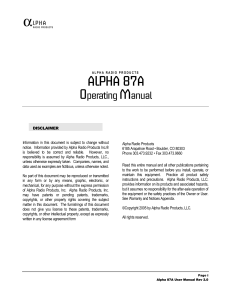 87A Manual 2016