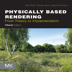 Physically Based Rendering(PBRT) 3rd Ed(2016)