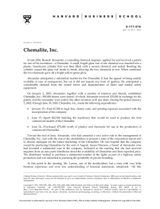 C1 Chemalite, Inc 