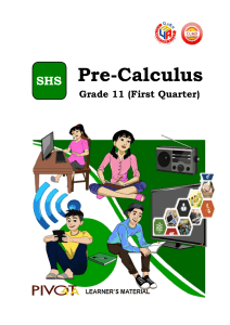 PRE-CALCULUS SHS STEM Q3 as of Oct5