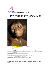 LUCY WORKSHEET 1