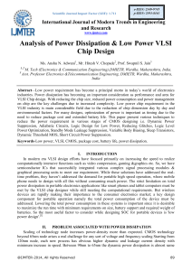 Analysis of Power Dissipation and Low Po (1)