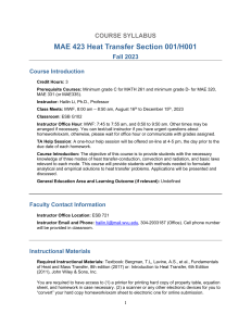 MAE 423-Syllabus-2023 Fall-ADA Compliance