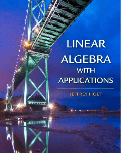 Holt Linear Algebra with Applications 1s