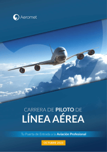 Informativo Carrera de Piloto de Línea Aérea - 2023 Octubre - Aeromet Escuela de Vuelo