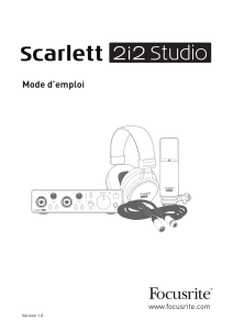 Scarlett 2i2 Studio 3rd Gen User Guide FR 0