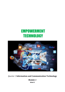 pdfcoffee.com empowerment-technology-week-2-pdf-free