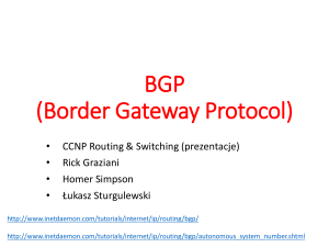 BGP Routing Protocol: Autonomous Systems & Multihoming