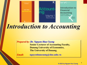 Chapter 2 Basic accounting