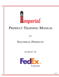 ElectricalTrainingManual FedEx