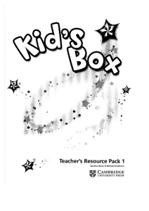 kid s box 1 teacher s resource pack