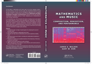 Mathematics and Music  Composition, Perception, and Performance by Don, Gary W. Walker, James S (z-lib.org)