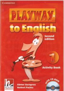 playway to english 1 activity book