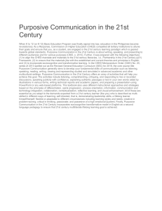 pdfcoffee.com purposive-communication-in-the-21st-centurydocx-pdf-free