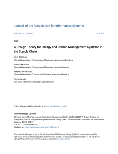 A Design Theory for Energy and Carbon Management Systems in the S