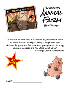 Animal Farm Packet