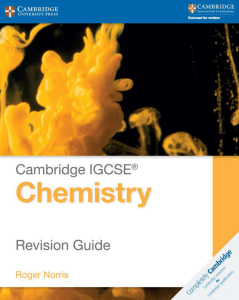 Chemistry Revision Guide