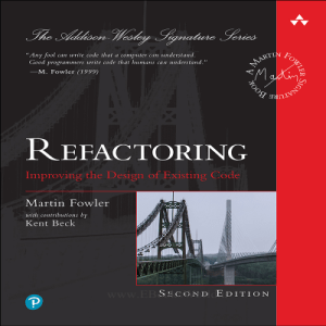 Refactoring.Improving.the.Design.of.Existing.Code.2nd.edition.www.EBooksWorld.ir