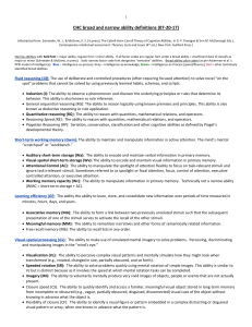 CHC .broad and narrow definitions