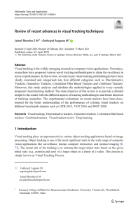 Visual Tracking Techniques: A Review of Recent Advances