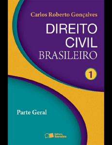 Direito Civil Brasileiro - Vol. 1