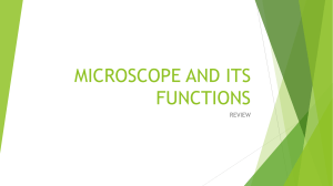 Microscope Functions Review: Learn Microscopy Basics