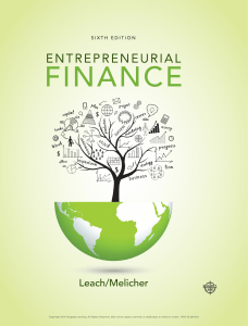 Enterpreneurial Finance