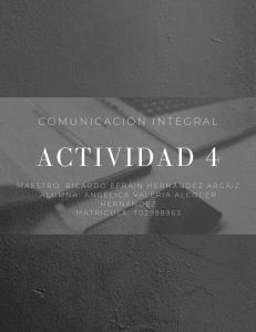Actividad 4 - Comunicación integral
