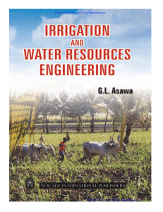 Irrigation and Water Resources Engineering by G.L- By EasyEngineering.net