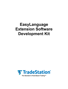 EasyLanguage-Extension-SDK