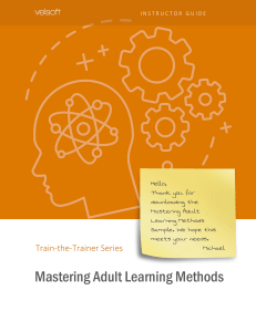 Mastering Adult Learning Materials (for HR)