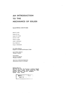 Mechanics of Solids Textbook: SI Units Edition