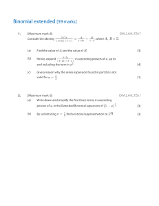 Binomial extended  1 