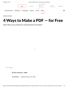 4 Ways to Make a PDF on Your Laptop or Smartphone 