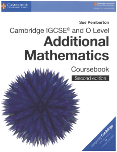 add math IGCSE sue pemberton 2