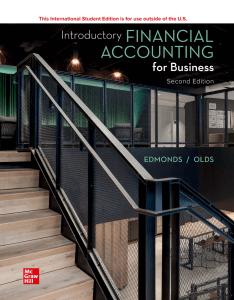 Mark A. Edmonds, Jennifer E. Edmonds, Philip R. Olds - INTRODUCTORY FINANCIAL ACCOUNTING FOR BUSINESS-McGraw-Hill (2021)