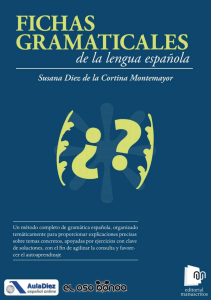 Fichas gramaticales de la lengua espanol