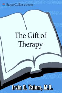 Irvin Yalom The Gift of Therapy