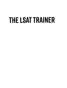 LSAT Trainer 